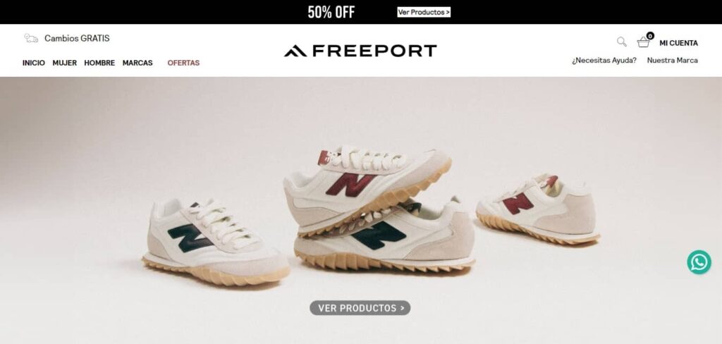 Tienda online para Freeportstore