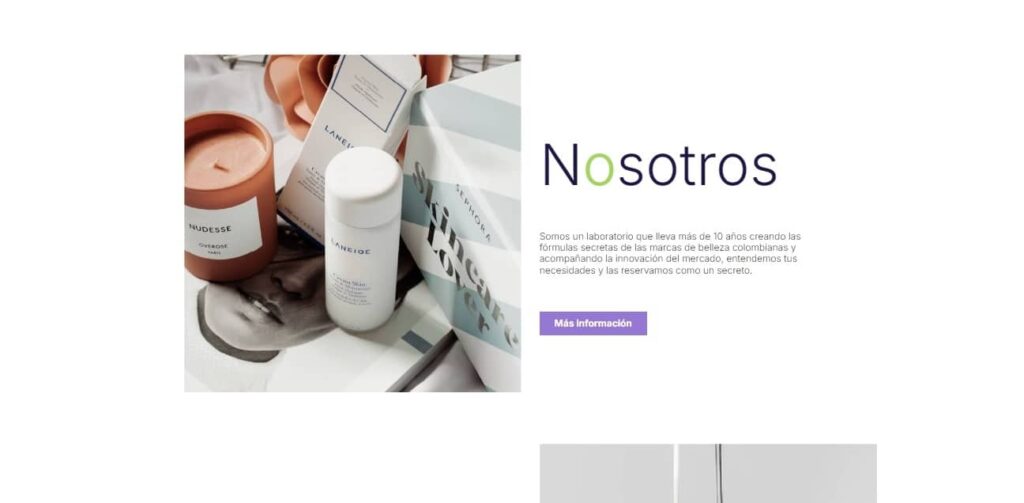 Nosotros Laprobell - Responsive design